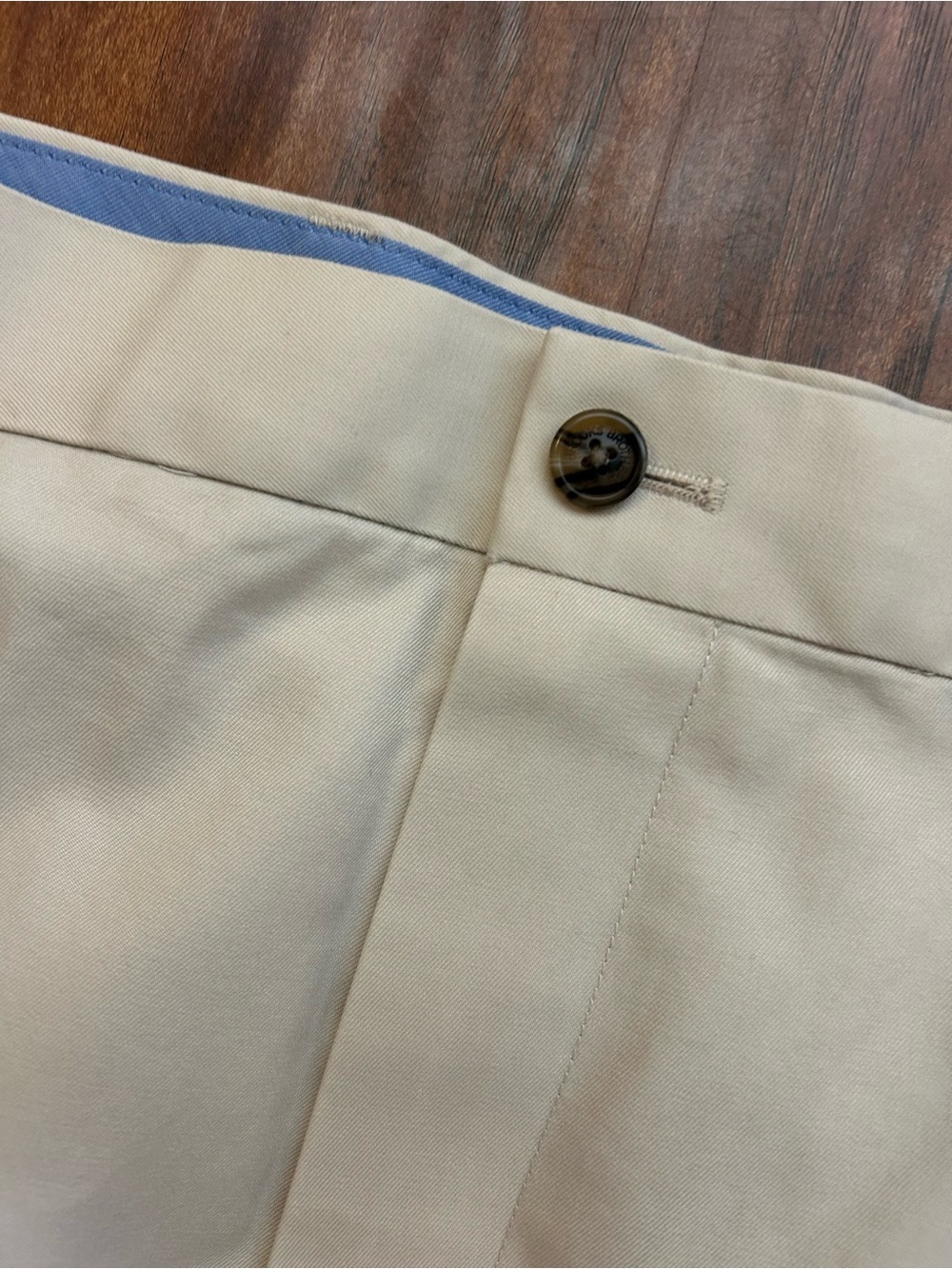 Brooks Brothers Men's Front Pleated Dress Pants 100% Cotton Pockets Luxury - Picture 3 of 12